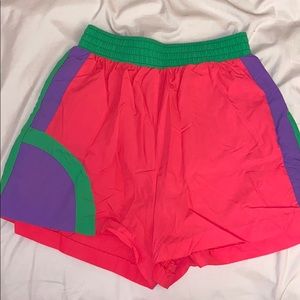 Neon 80s Style Shorts